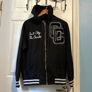 Crooks and castles zip up Hoodie size S